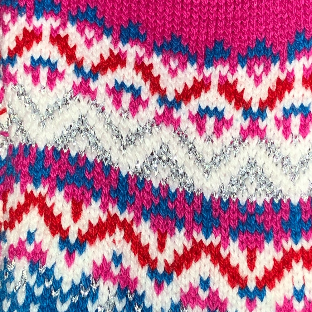 Maggie & Zoe Pink Llama Sweater ~Large US 14 - Picture 14 of 16